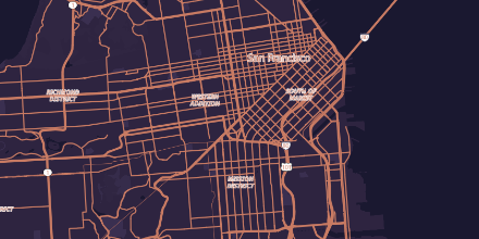 Sunset map style preset