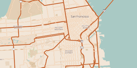 Terracotta map style preset